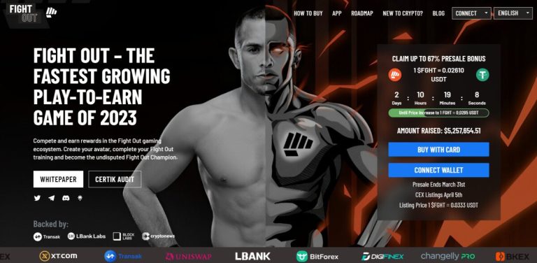 Fight Out Introduces Authentic Athlete Stores on Web3 Platform – Could This Be the Best Presale of 2023?