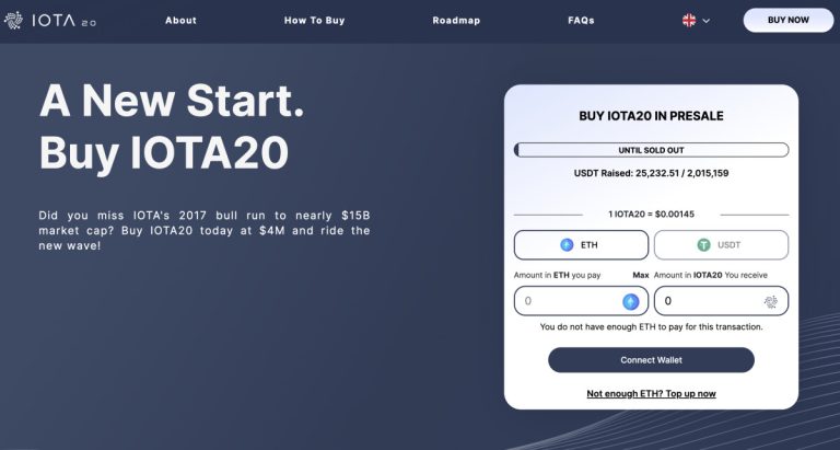 Will IOTA20’s Presale Pump 13,628x Like its Predecessor?