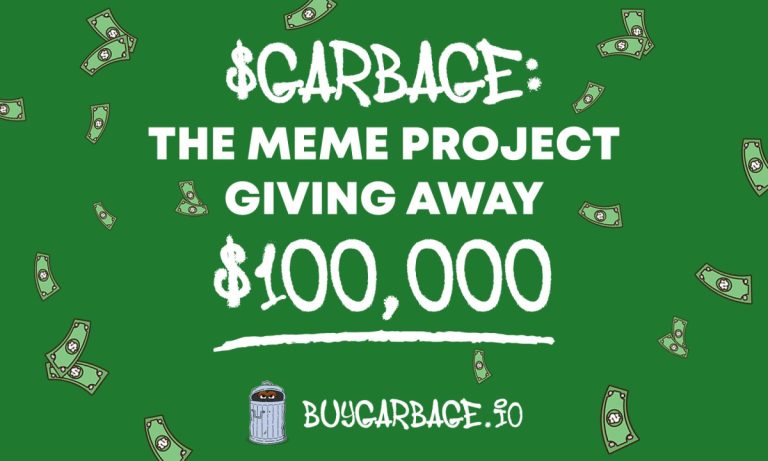 $Garbage Memecoin Project Launches $100,000 Giveaway